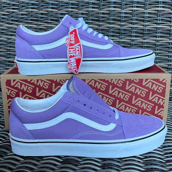 Vans Old Skool Chalk Violet/True White MENS - Picture 3 of 16